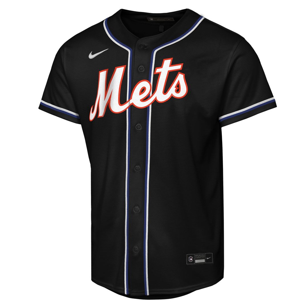 New York Mets Juan Soto Nike Youth Fashion Replica Player Jersey - Black Team Jersey Sports Fan Apparel