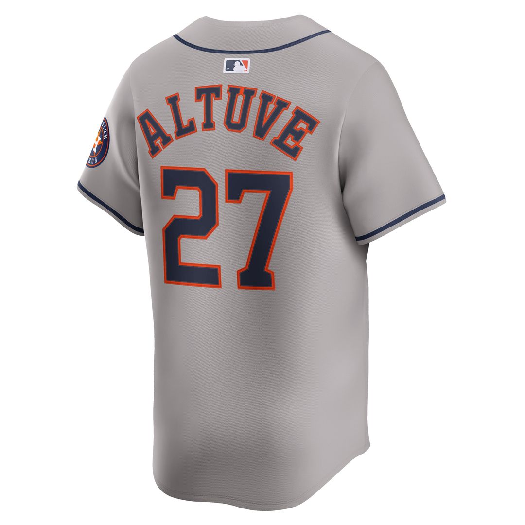 Houston Astros Jose Altuve Nike Road Limited Player Jersey - Gray Team Jersey Sports Fan Apparel