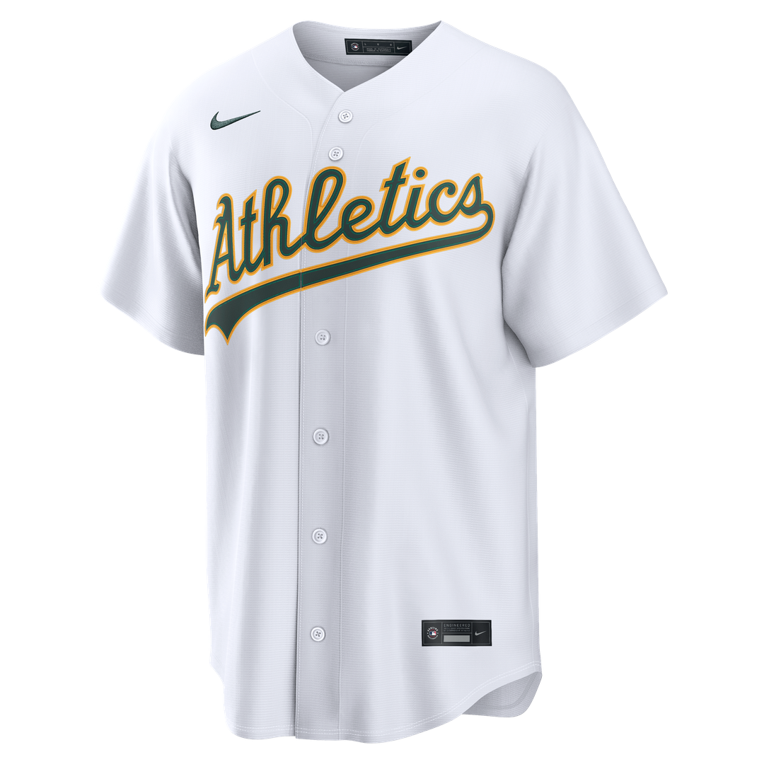 Athletics Henry Bolte Nike Home Replica Jersey - White Team Jersey Sports Fan Apparel