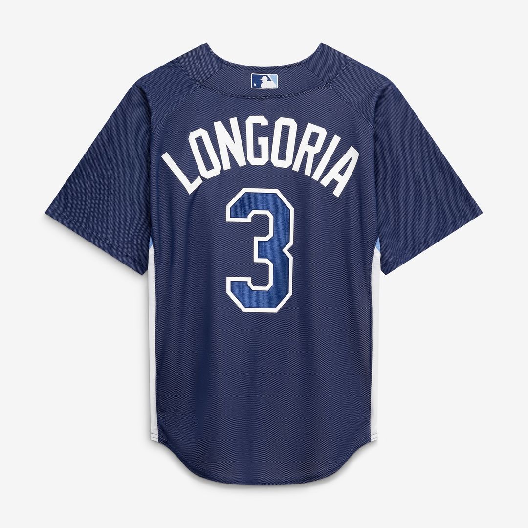 Tampa Bay Rays Evan Longoria Mitchell & Ness Authentic Batting Practice Jersey - Navy Team Jersey Sports Fan Apparel
