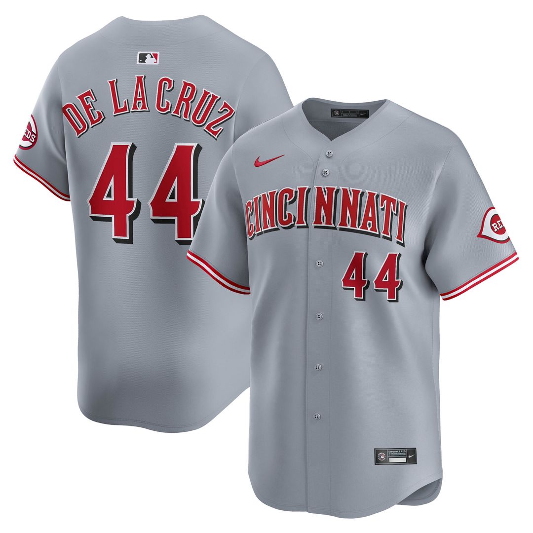 Cincinnati Reds Elly De La Cruz Nike Road Limited Player Jersey - Gray Team Jersey Sports Fan Apparel
