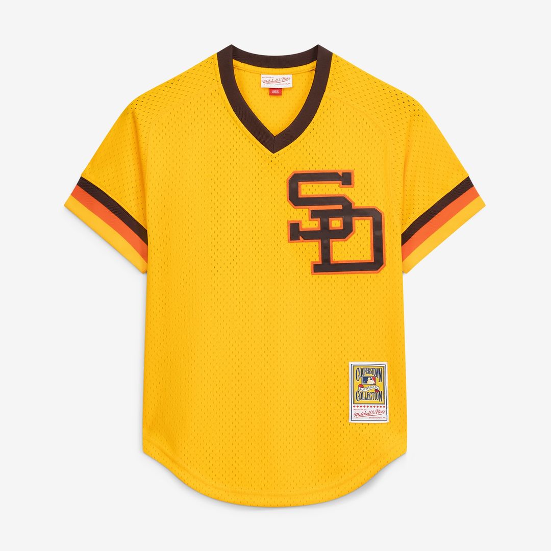 San Diego Padres Dave Winfield Mitchell & Ness Authentic Batting Practice Jersey - Gold Team Jersey Sports Fan Apparel