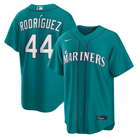 Seattle Mariners Julio Rodríguez Nike Alternate Replica Jersey - Teal Team Jersey Sports Fan Apparel