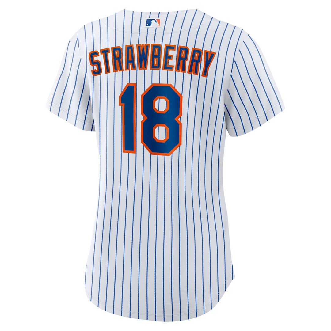 New York Mets Darryl Strawberry Nike Women's Home Replica Player Jersey - White Team Jersey Sports Fan Apparel