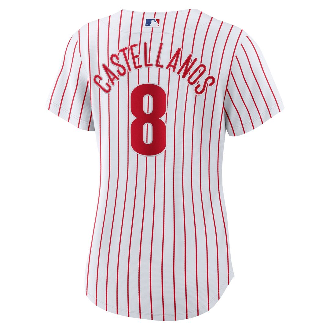 Philadelphia Phillies Nick Castellanos Nike Women's Home Replica Player Jersey - White Team Jersey Sports Fan Apparel