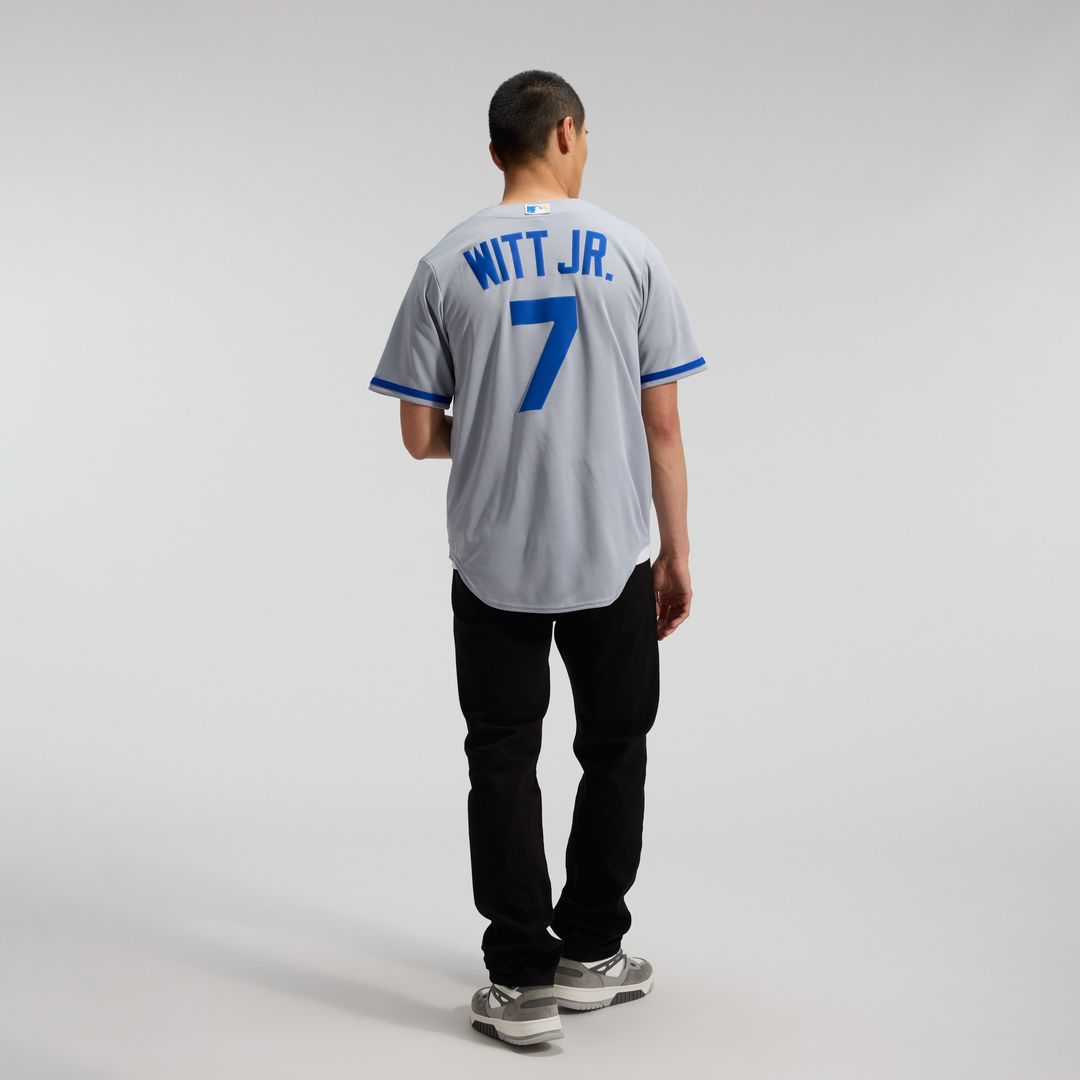 Kansas City Royals Bobby Witt Jr. Nike Road Replica Jersey - Gray Team Jersey Sports Fan Apparel