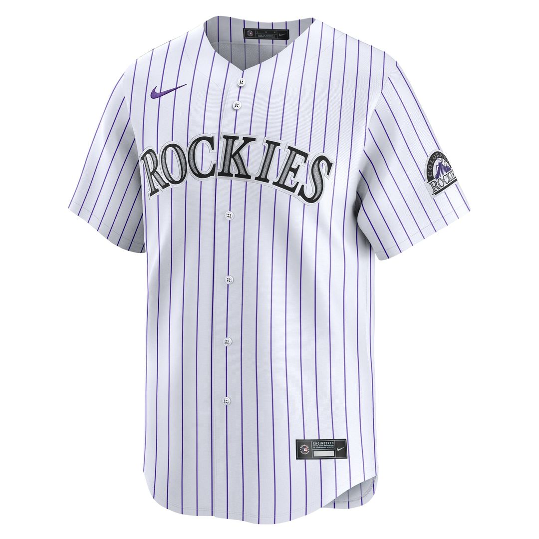 Colorado Rockies Nike Home Limited Player Jersey - White Team Jersey Sports Fan Apparel