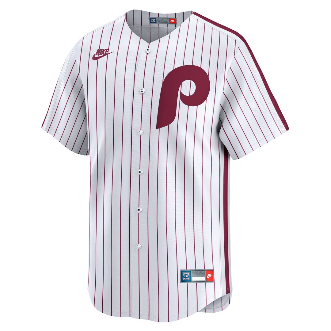 Philadelphia Phillies Nike Cooperstown Limited Jersey - White Team Jersey Sports Fan Apparel