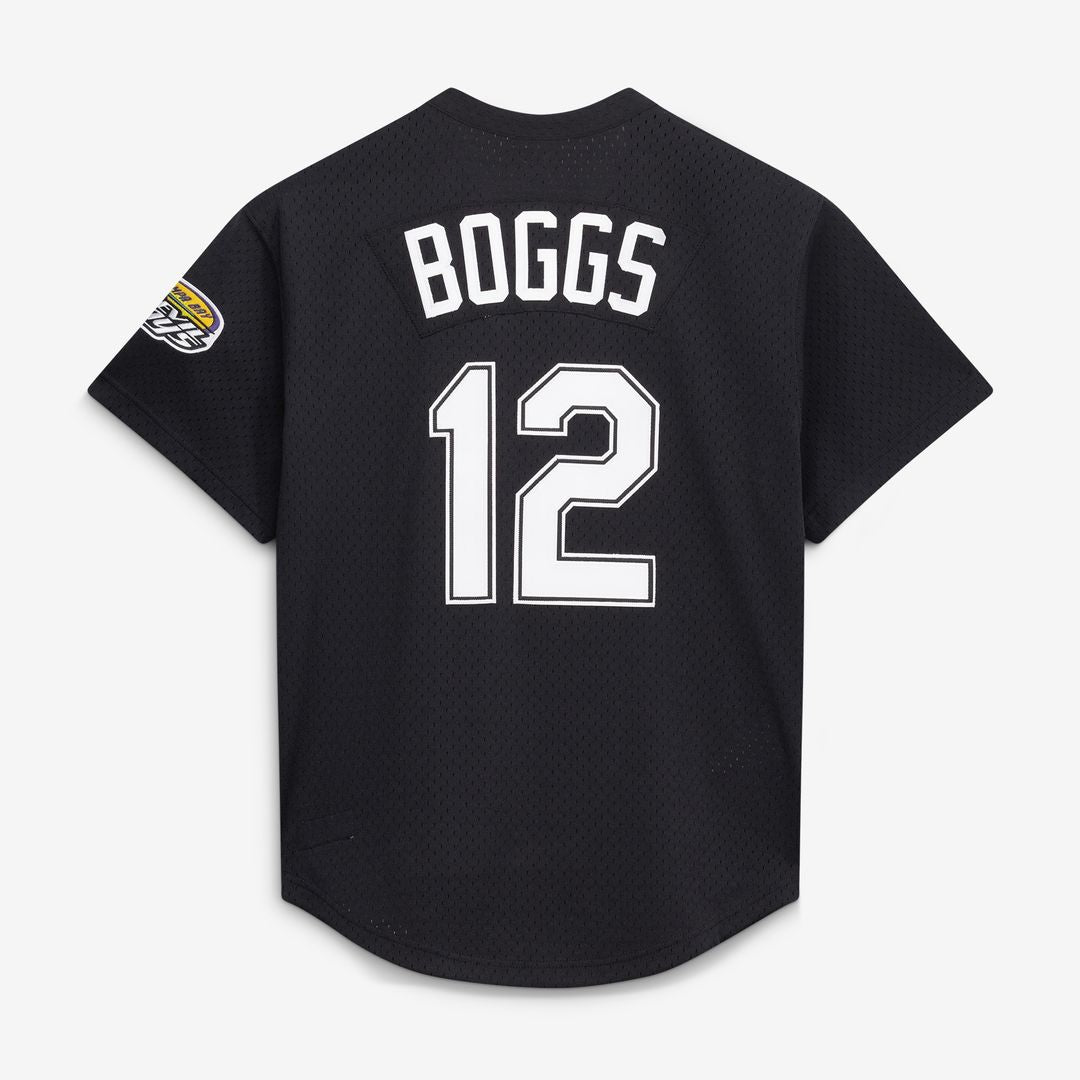 Tampa Bay Rays Wade Boggs Mitchell & Ness Authentic Batting Practice Jersey - Black Team Jersey Sports Fan Apparel