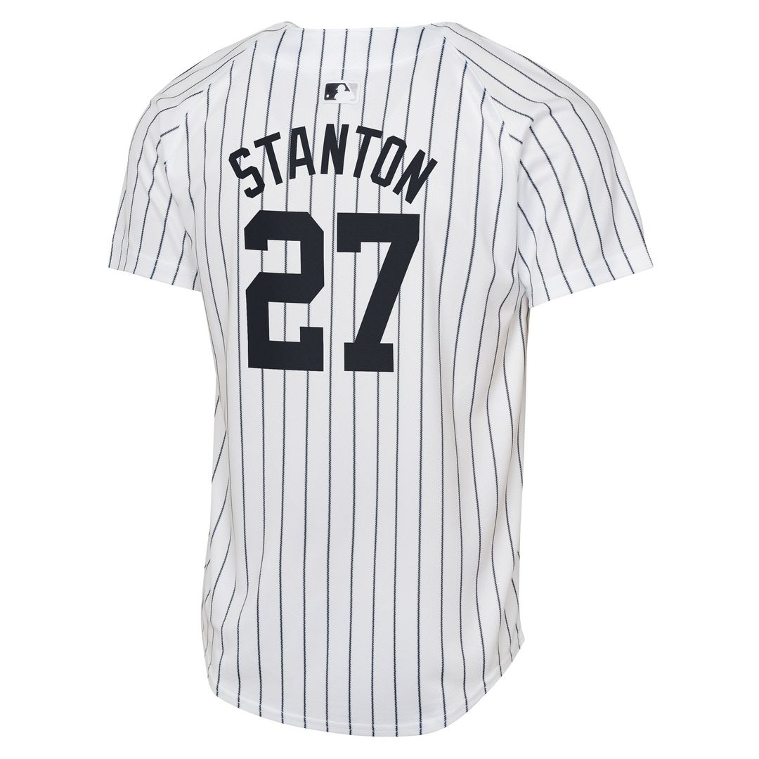 New York Yankees Giancarlo Stanton Nike Youth Home Limited Player Jersey - White Team Jersey Sports Fan Apparel