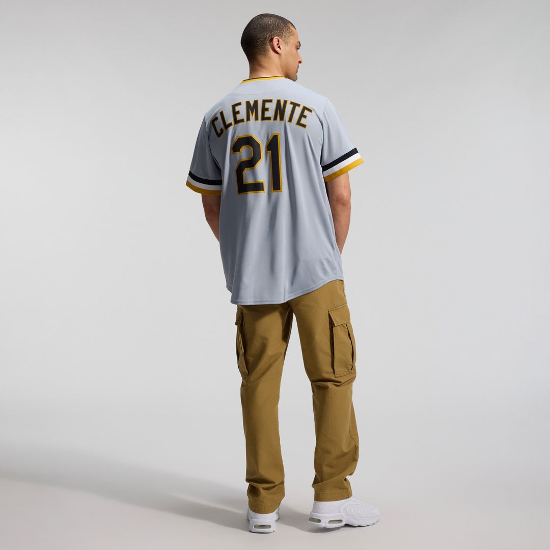 Pittsburgh Pirates Roberto Clemente Nike Throwback Cooperstown Limited Jersey - Gray Team Jersey Sports Fan Apparel
