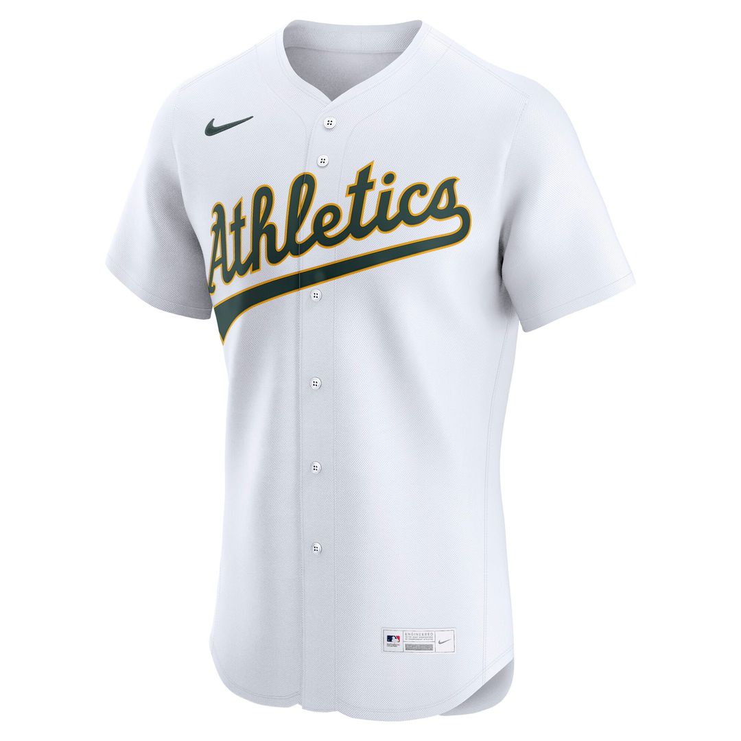 Athletics Nike Home Elite Jersey - White Team Jersey Sports Fan Apparel