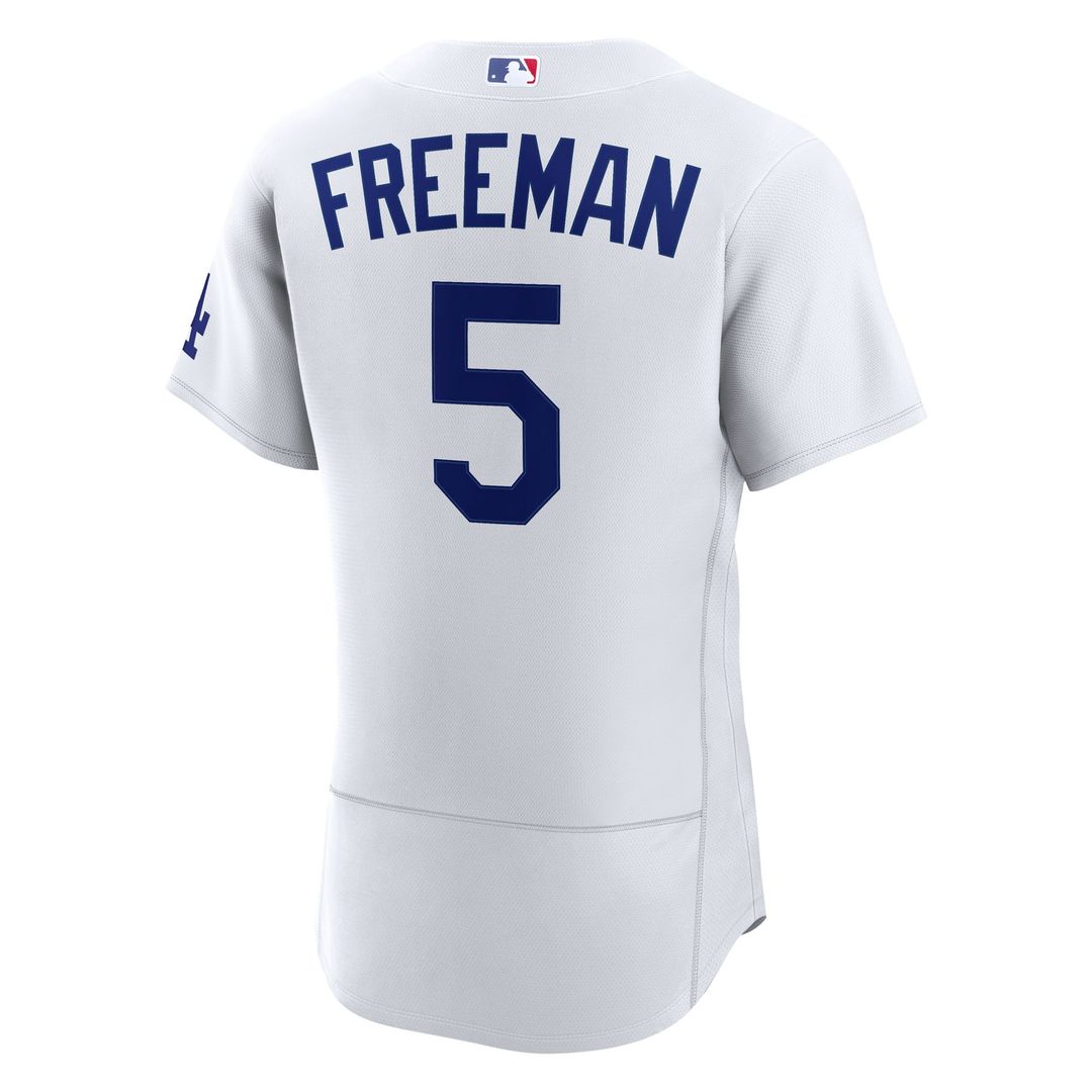 Los Angeles Dodgers Freddie Freeman Nike Home Authentic Jersey - White Team Jersey Sports Fan Apparel