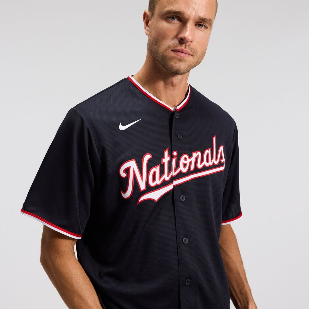 Washington Nationals Dylan Crews Nike Alternate Replica Jersey - Navy Team Jersey Sports Fan Apparel