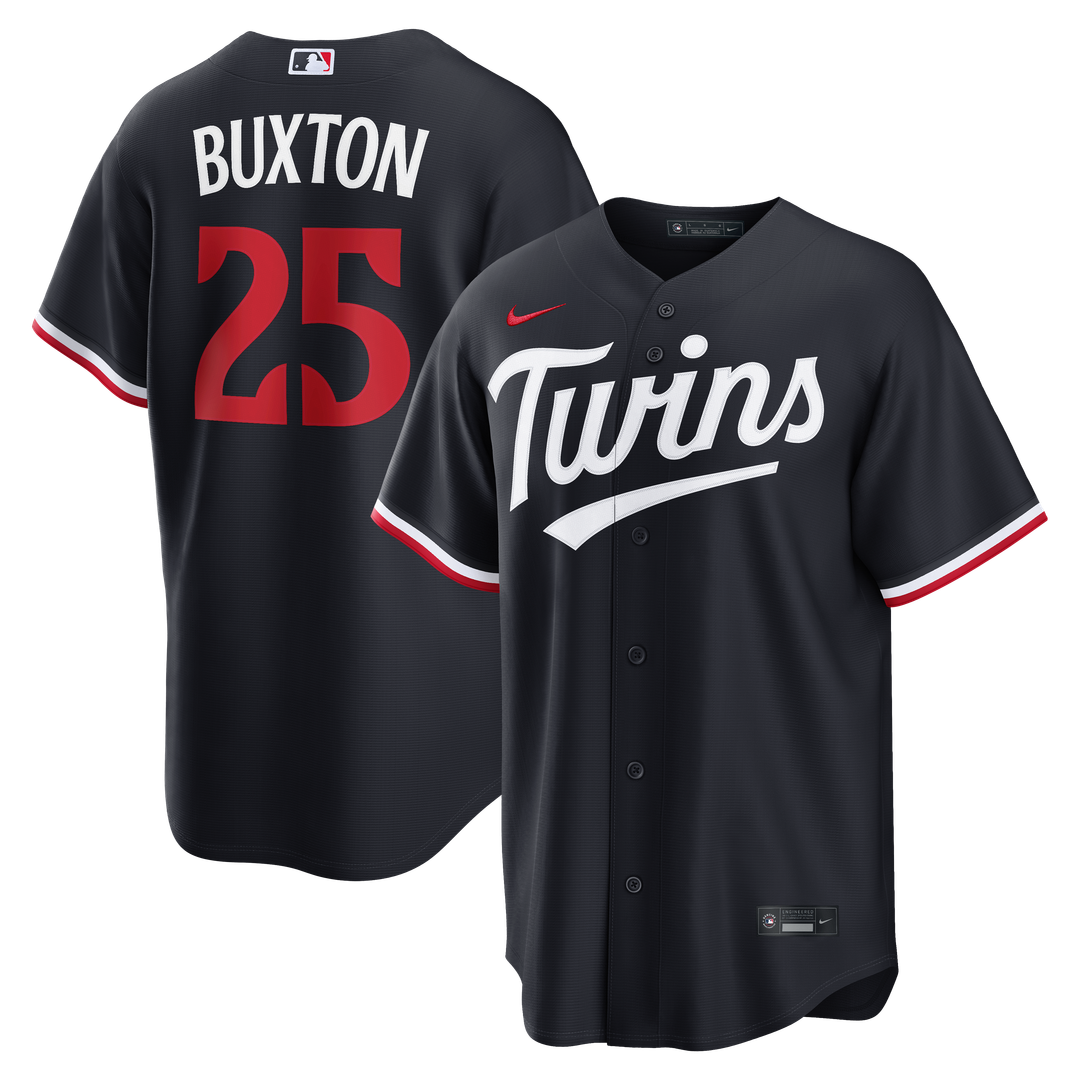 Minnesota Twins Byron Buxton Nike Alternate Replica Jersey - Navy Team Jersey Sports Fan Apparel
