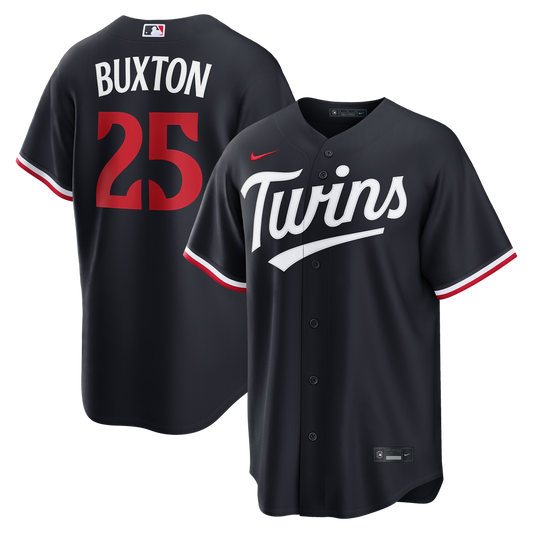 Minnesota Twins Byron Buxton Nike Alternate Replica Jersey - Navy Team Jersey Sports Fan Apparel