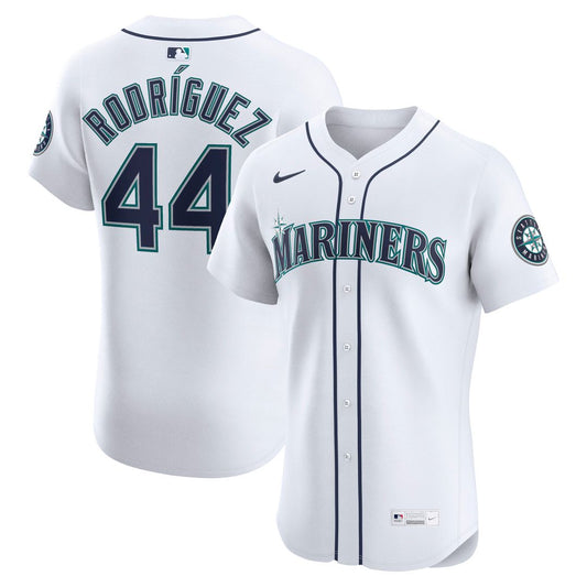 Seattle Mariners Julio Rodríguez Nike Home Elite Jersey - White Team Jersey Sports Fan Apparel