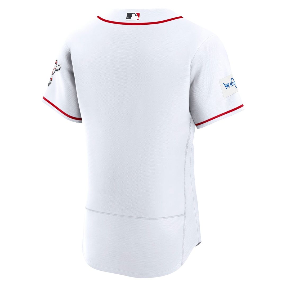 Cincinnati Reds Nike Home Authentic Jersey - White Team Jersey Sports Fan Apparel