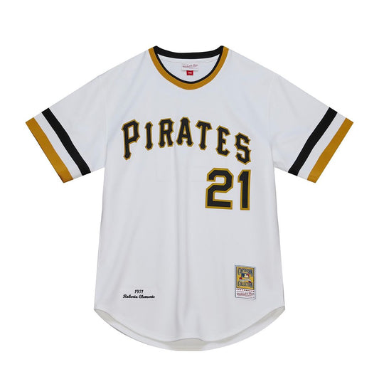 Pittsburgh Pirates Roberto Clemente Mitchell & Ness Cooperstown Authentic Jersey - White Team Jersey Sports Fan Apparel