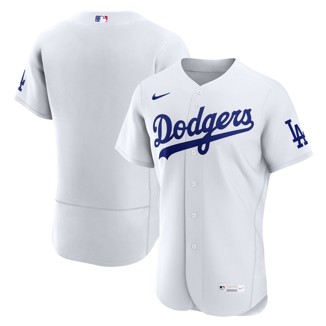 Los Angeles Dodgers Nike Home Authentic Jersey - White Team Jersey Sports Fan Apparel
