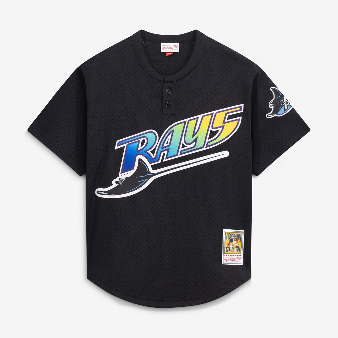 Tampa Bay Rays Wade Boggs Mitchell & Ness Authentic Batting Practice Jersey - Black Team Jersey Sports Fan Apparel