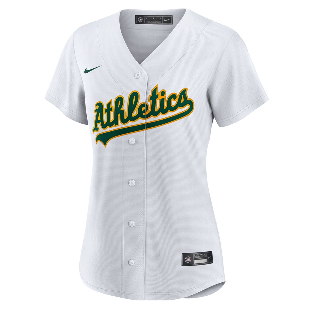 Athletics Jacob Wilson Nike Women's Home Replica Jersey - White Team Jersey Sports Fan Apparel