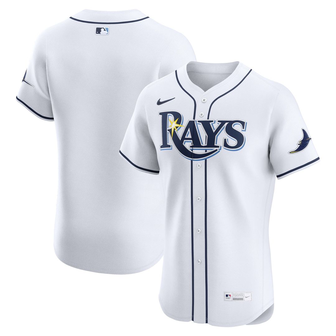 Tampa Bay Rays Nike Home Elite Jersey - White Team Jersey Sports Fan Apparel