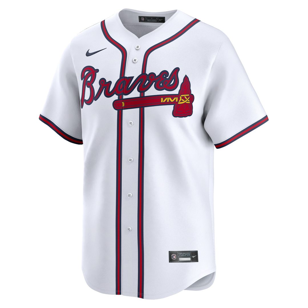 Atlanta Braves Spencer Strider Nike Home Limited Player Jersey - White Team Jersey Sports Fan Apparel