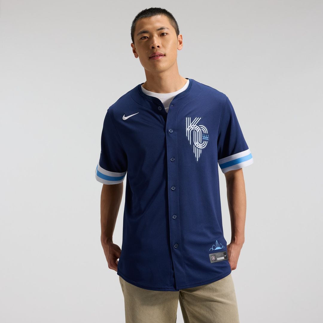 Kansas City Royals Nike City Connect Limited Jersey - Navy Team Jersey Sports Fan Apparel