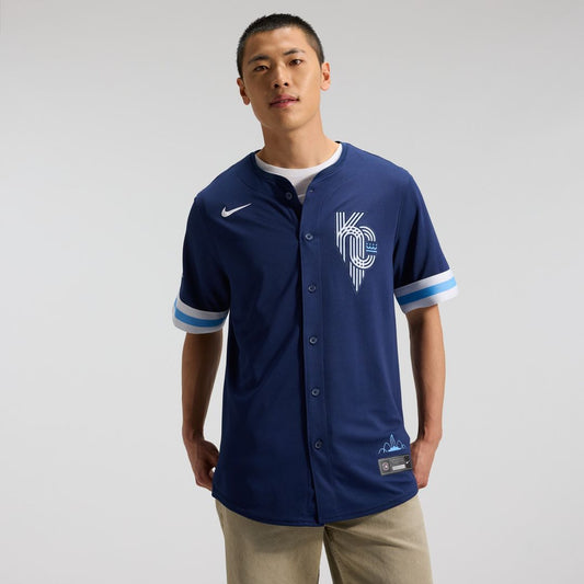 Kansas City Royals Nike City Connect Limited Jersey - Navy Team Jersey Sports Fan Apparel