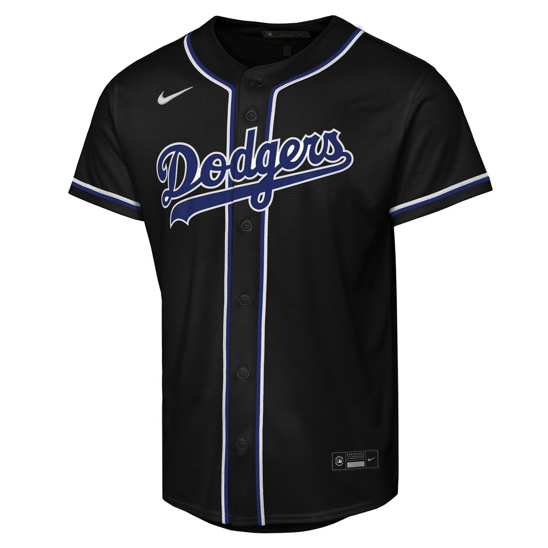 Los Angeles Dodgers Mookie Betts Nike Youth Fashion Replica Player Jersey - Black Team Jersey Sports Fan Apparel
