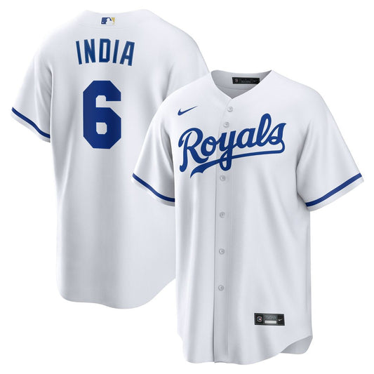 Kansas City Royals Jonathan India Nike Home Replica Player Jersey - White Team Jersey Sports Fan Apparel