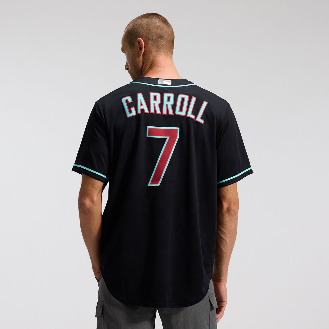 Arizona Diamondbacks Corbin Carroll Nike Alternate Replica Jersey - Black Team Jersey Sports Fan Apparel