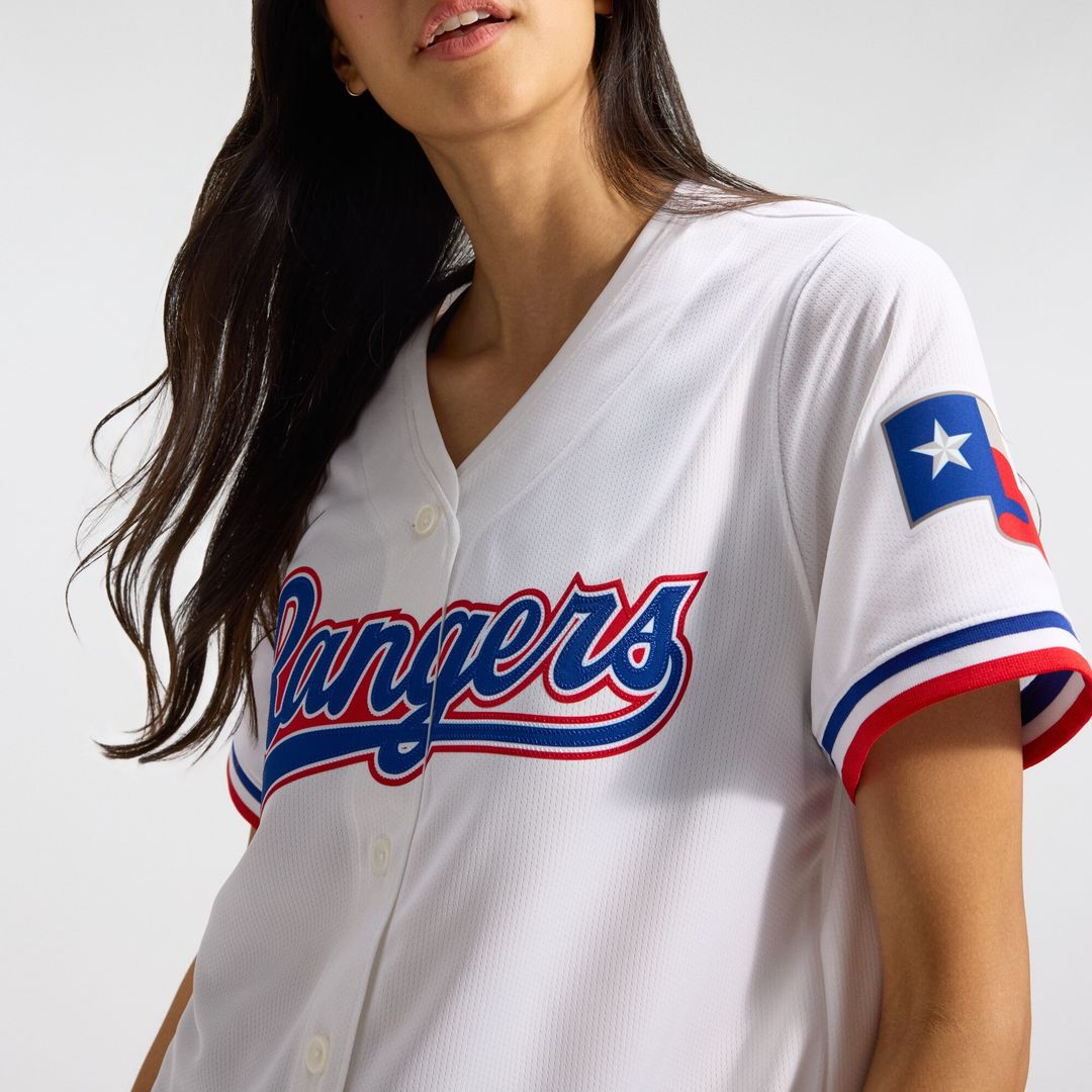 Texas Rangers Nike Women's Home Limited Jersey - White Team Jersey Sports Fan Apparel