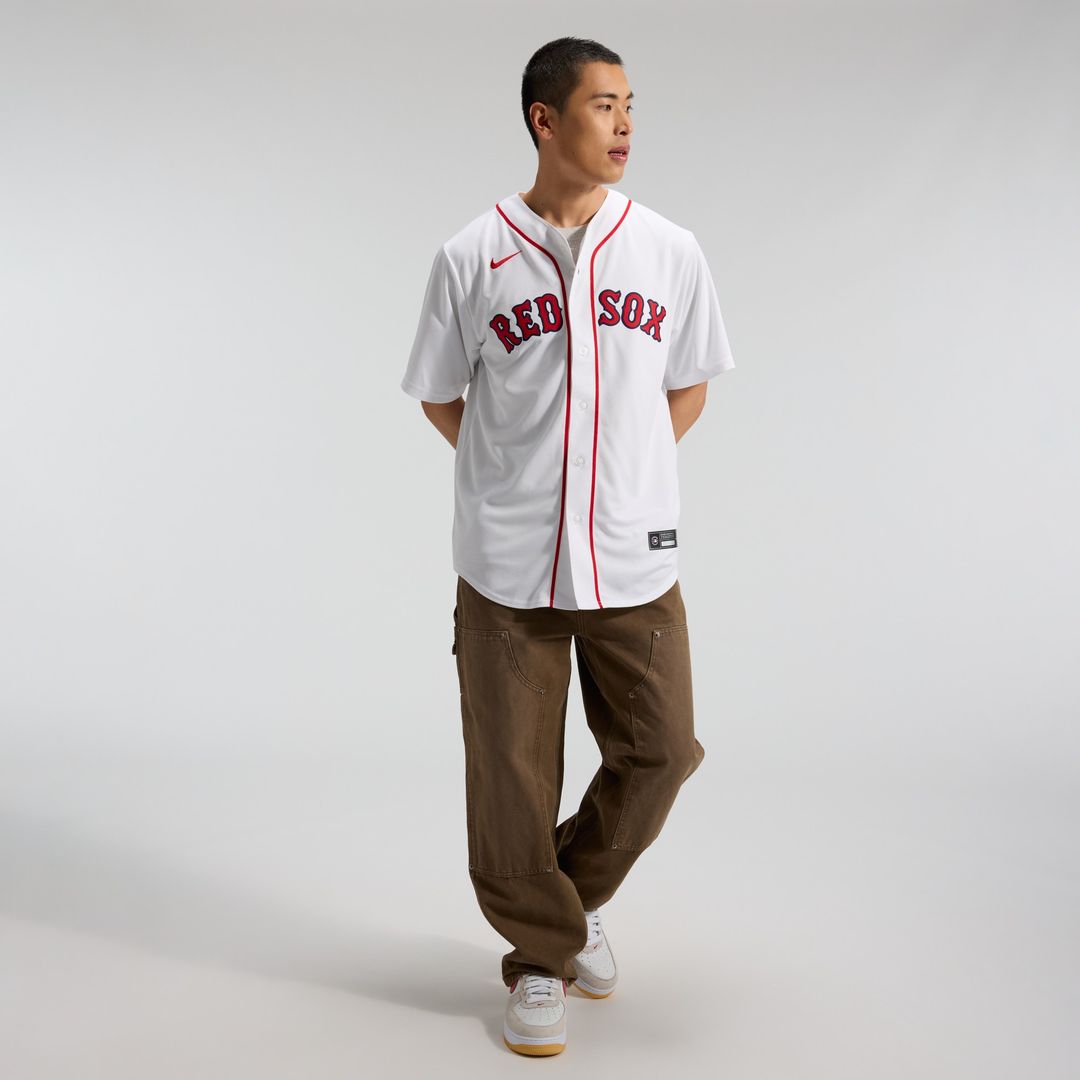 Boston Red Sox Roman Anthony Nike Home Replica Jersey - White Team Jersey Sports Fan Apparel
