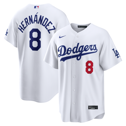 Los Angeles Dodgers Enrique Hernández Nike Home Stadium Jersey - White Team Jersey Sports Fan Apparel