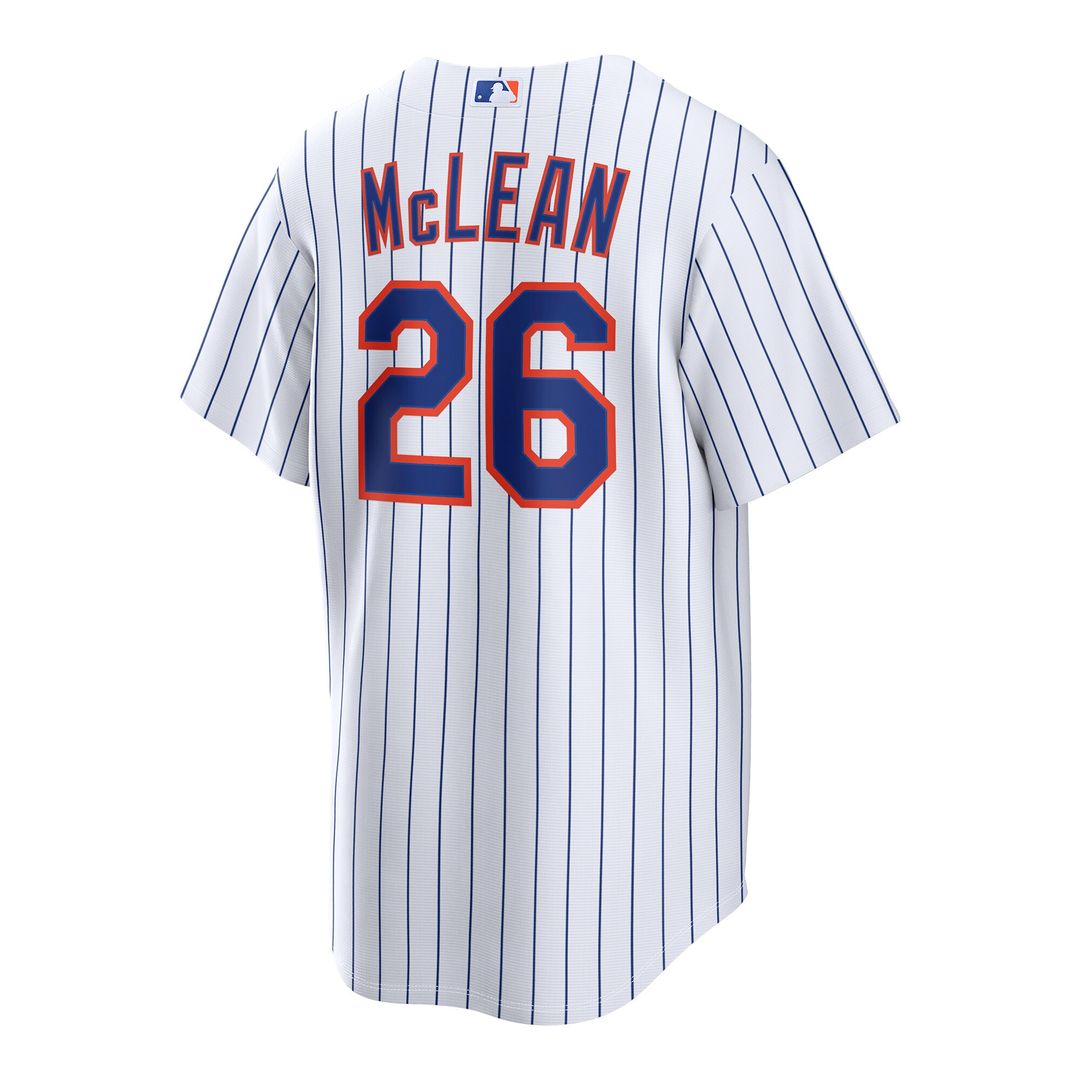 New York Mets Nolan McLean Nike Home Replica Jersey - White Team Jersey Sports Fan Apparel