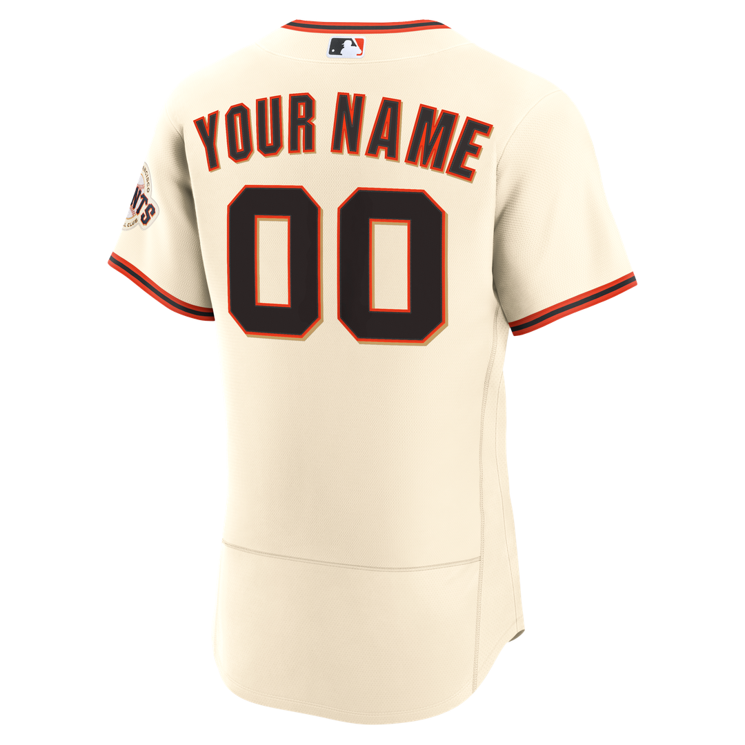San Francisco Giants Nike Home Authentic Custom Jersey - Cream Team Jersey Sports Fan Apparel
