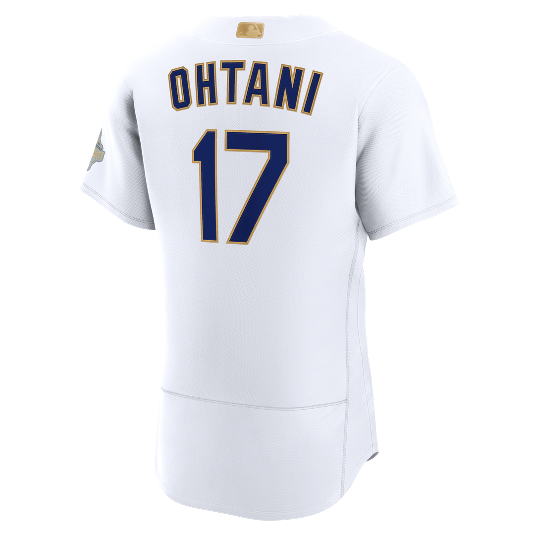 Los Angeles Dodgers Shohei Ohtani Nike 2026 Gold Collection Authentic Jersey - White Team Jersey Sports Fan Apparel