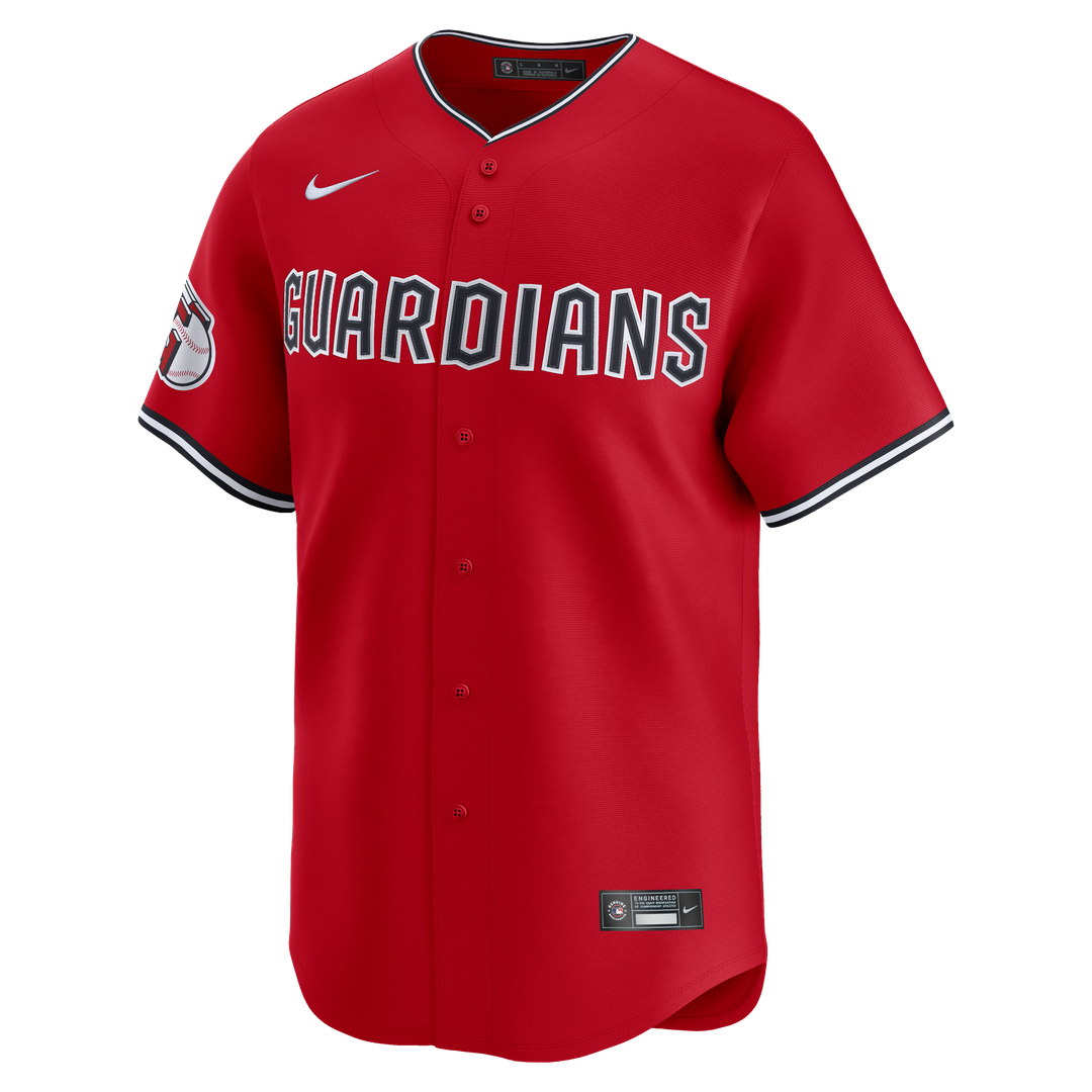Cleveland Guardians Nike Alternate Limited Jersey - Red Team Jersey Sports Fan Apparel
