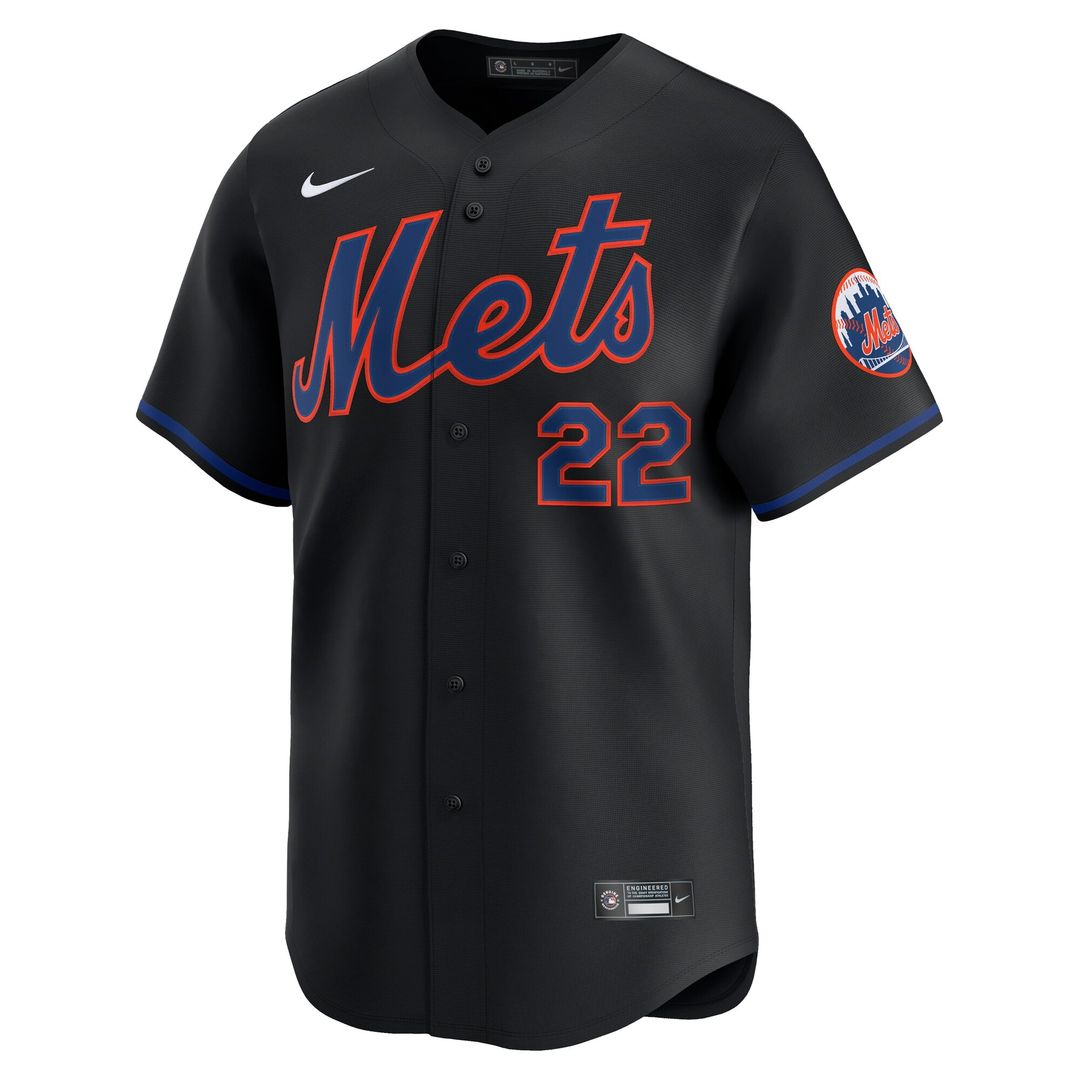 New York Mets Juan Soto Nike Alternate Limited Jersey - Black Team Jersey Sports Fan Apparel