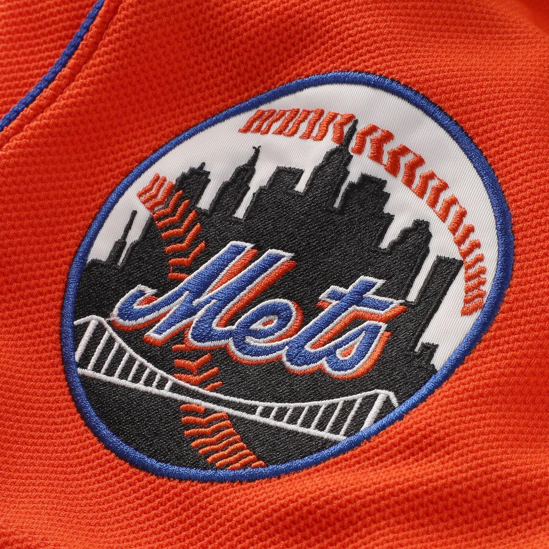 New York Mets Mike Piazza Mitchell & Ness Cooperstown Mesh Batting Practice Button - Up Jersey - Orange Team Jersey Sports Fan Apparel