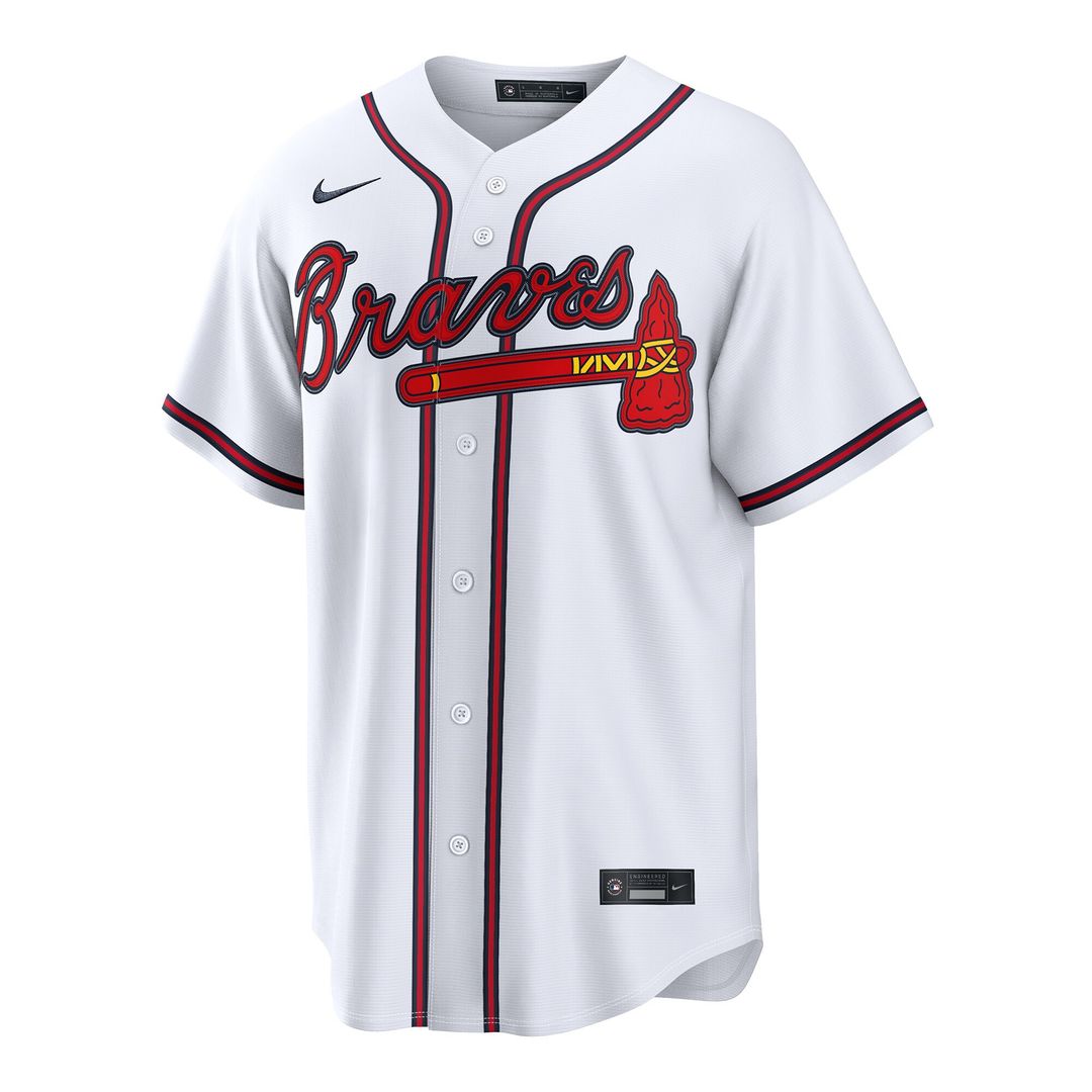 Atlanta Braves Spencer Schwellenbach Nike Home Replica Jersey - White Team Jersey Sports Fan Apparel