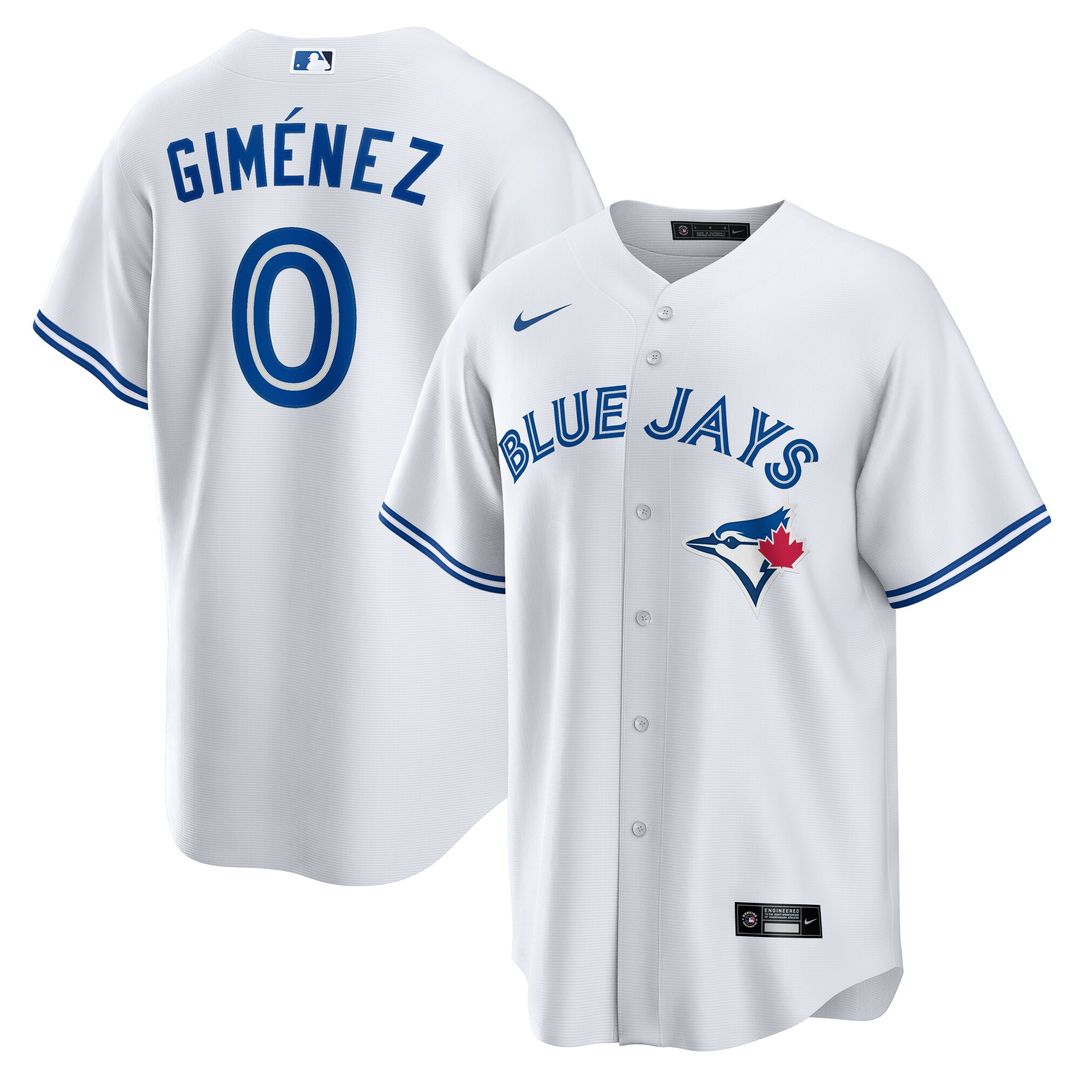 Toronto Blue Jays Andres Gimenez Nike Home Replica Jersey - White Team Jersey Sports Fan Apparel