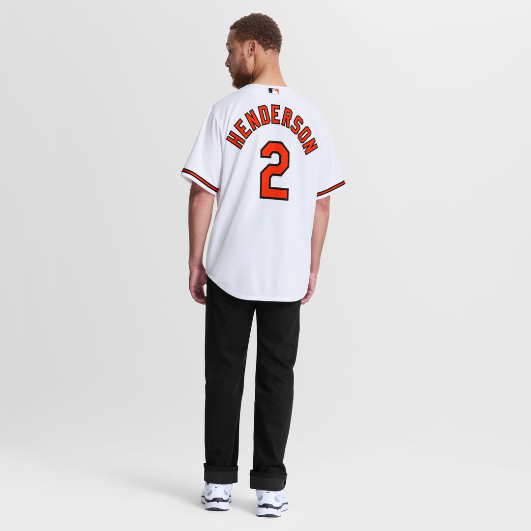 Baltimore Orioles Gunnar Henderson Nike Home Replica Jersey - White Team Jersey Sports Fan Apparel