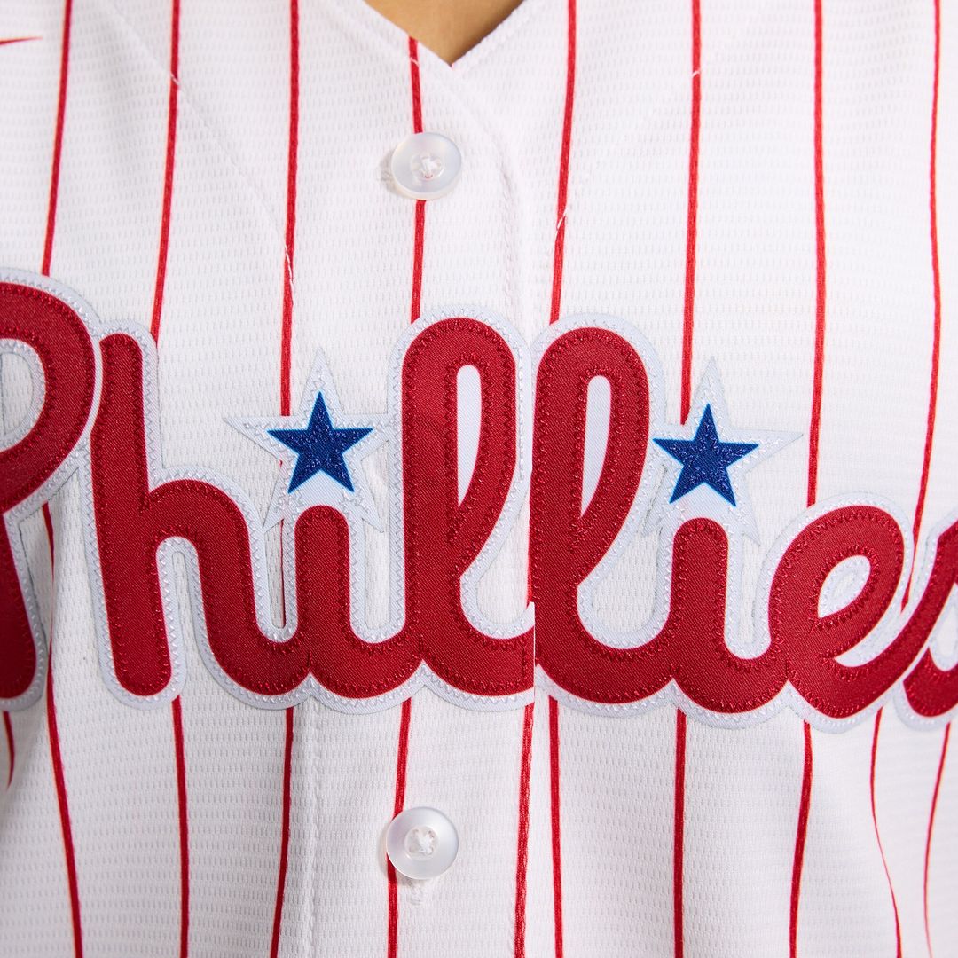 Philadelphia Phillies Nike Women's Home Replica Team Jersey - White Team Jersey Sports Fan Apparel