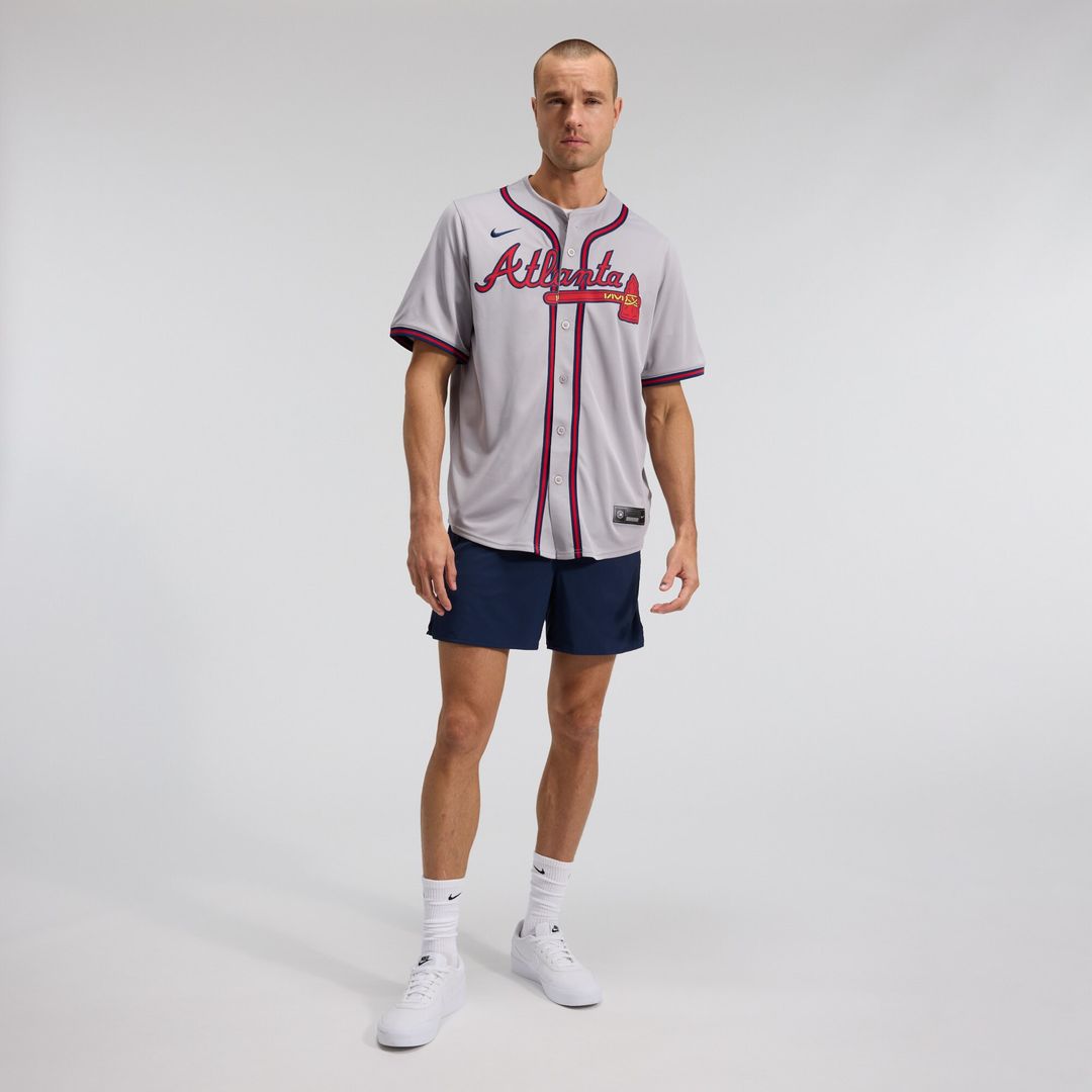 Atlanta Braves Ozzie Albies Nike Road Limited Player Jersey - Gray Team Jersey Sports Fan Apparel