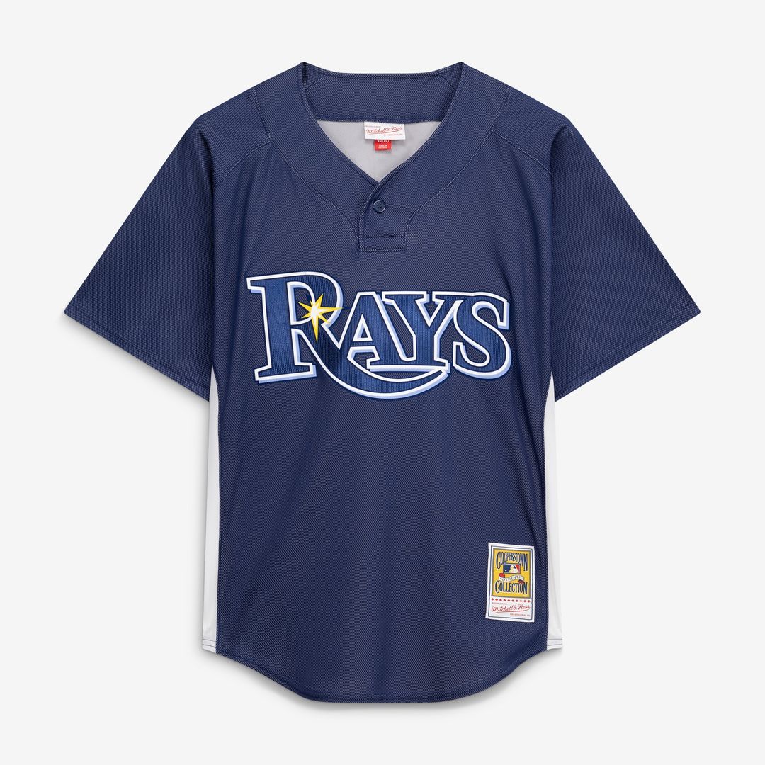 Tampa Bay Rays Evan Longoria Mitchell & Ness Authentic Batting Practice Jersey - Navy Team Jersey Sports Fan Apparel