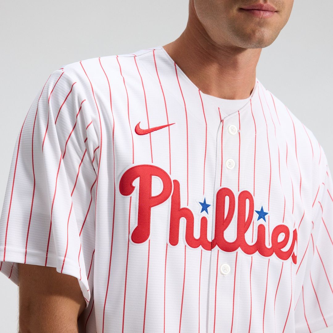 Philadelphia Phillies Nike Home Replica Team Jersey - White Team Jersey Sports Fan Apparel