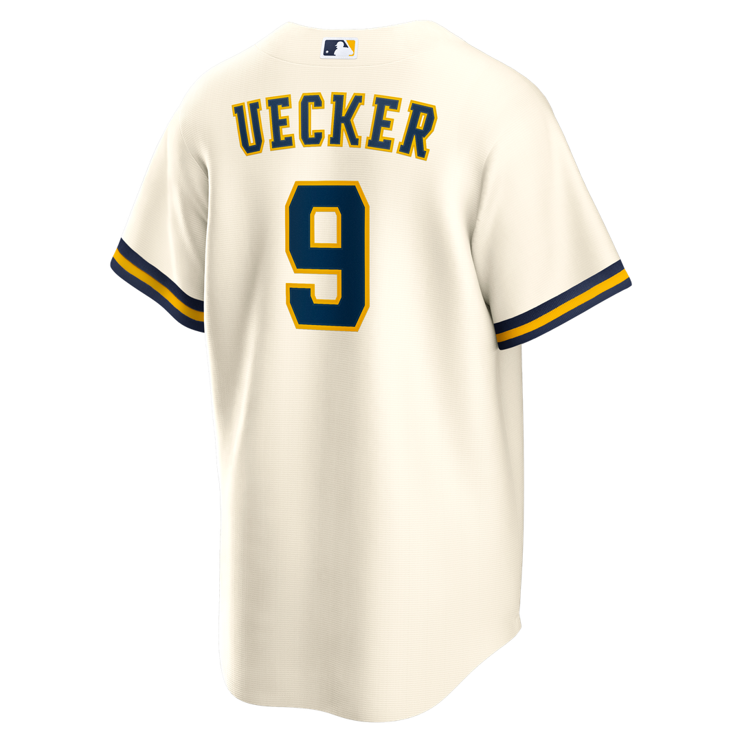 Milwaukee Brewers Bob Uecker Nike Home Retired Player Replica Jersey - Cream Team Jersey Sports Fan Apparel